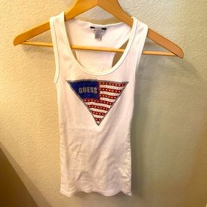 Guess American Flag Tank Top